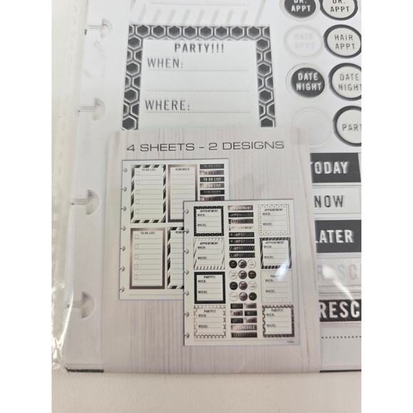 TUL Discbound Organizational Stickers All Purpose 4 Sheets New Sealed - Picture 4 of 4